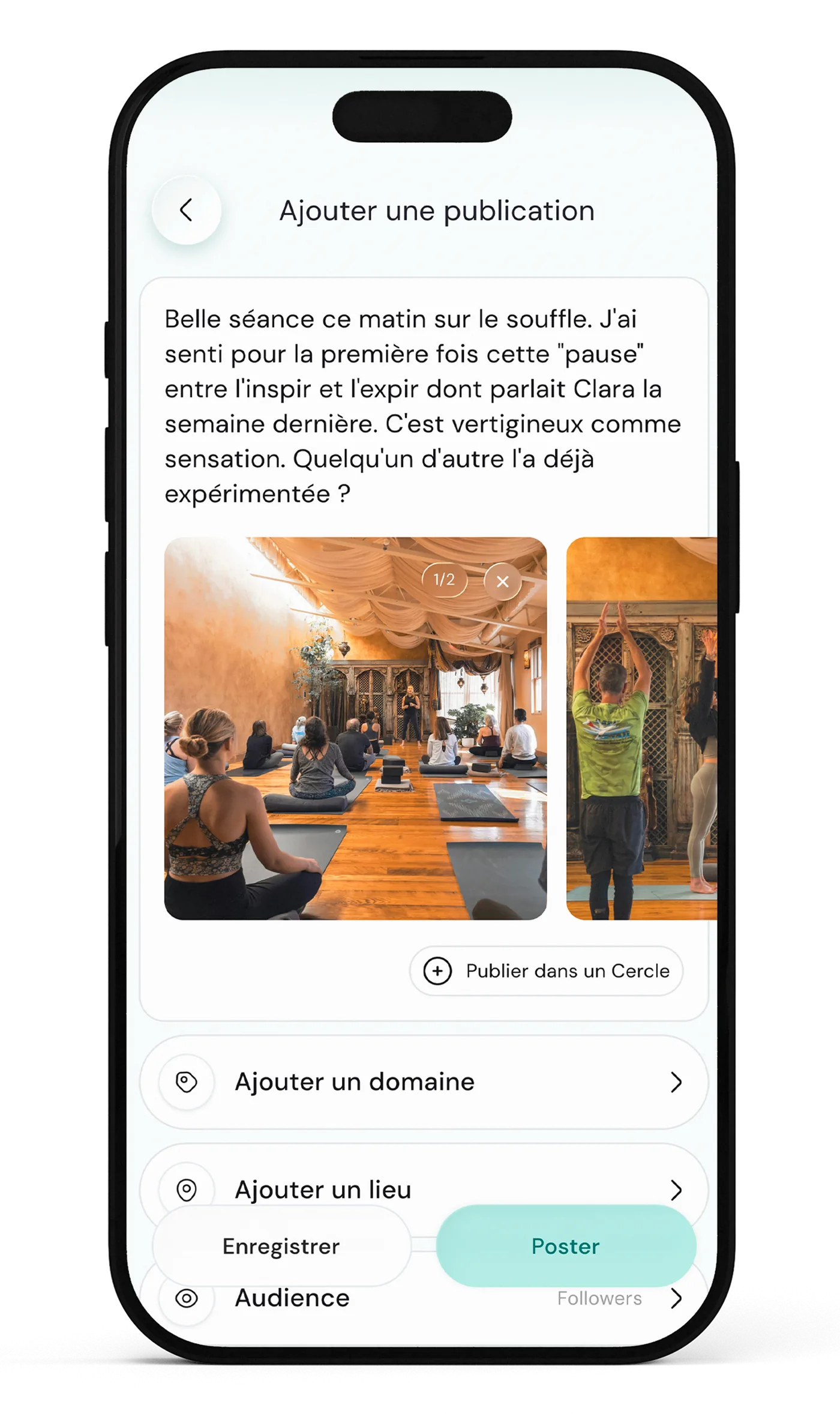 Publier dans l'application Petits Pas