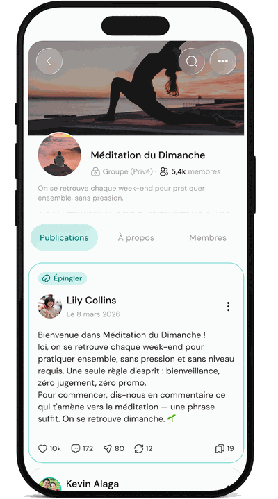 Les Cercles dans l'application Petits Pas